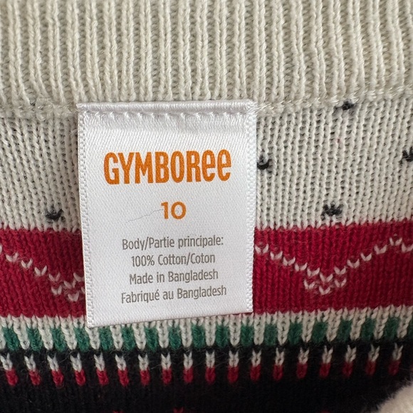 Gymboree Girls Intarsia Fairisle Sweater Dress Christmas Cabin - Picture 6 of 7